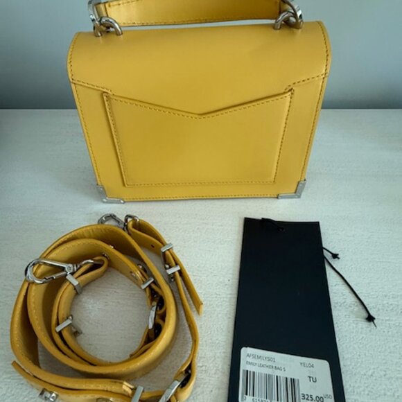 The Kooples Emily Leather Bag in Yellow - Picture 3 of 12